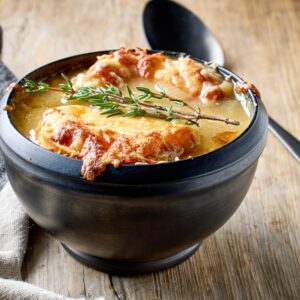 bowl of french onion soup